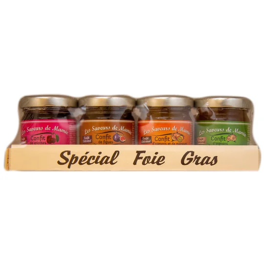 Coffret de confits spécial foie gras