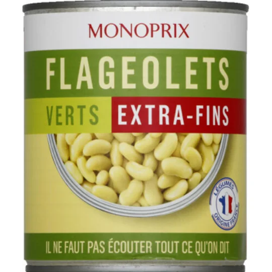 Flageolets verts extra fins