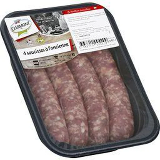 Saucisses a l'ancienne au sel de guérande