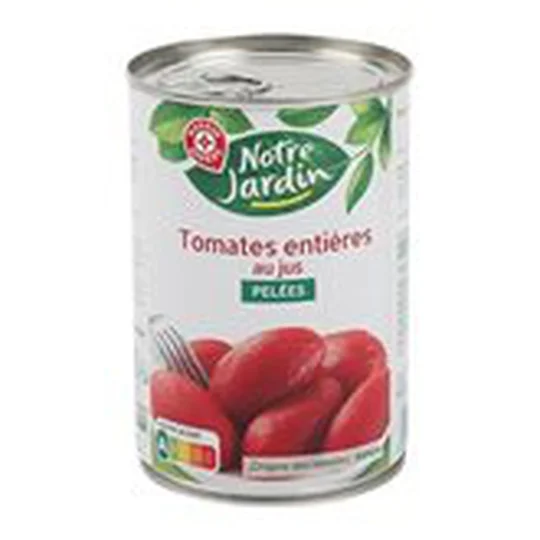Tomates pelées Entières