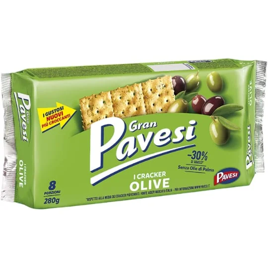 Biscuits apéritif Crackers aux olives