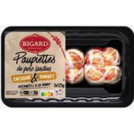 Paupiette porc Cheddar