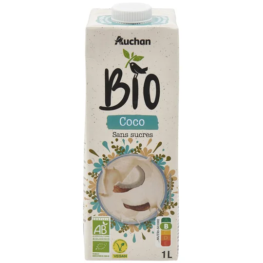 Boisson coco sans sucres