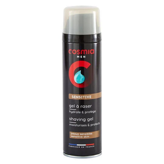 Gel à raser sensitive pour peaux sensibles