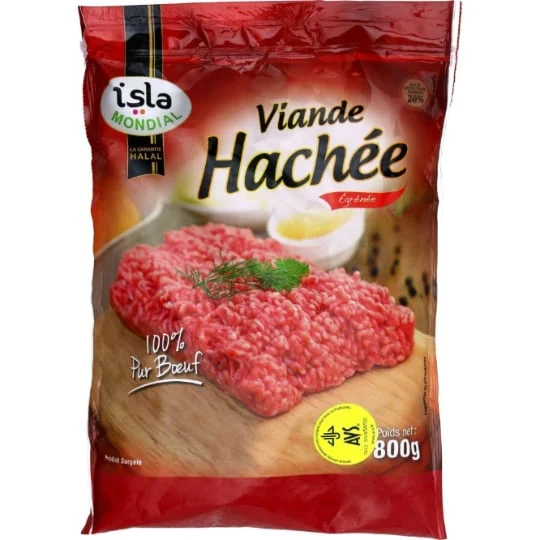 Viande hachée halal pur boeuf
