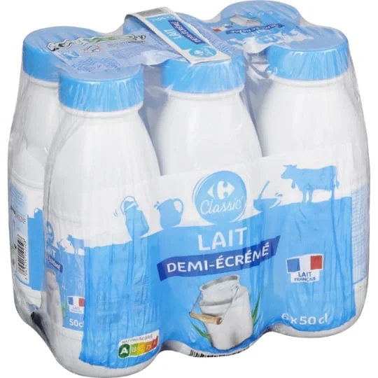 Lait demi-écrémé