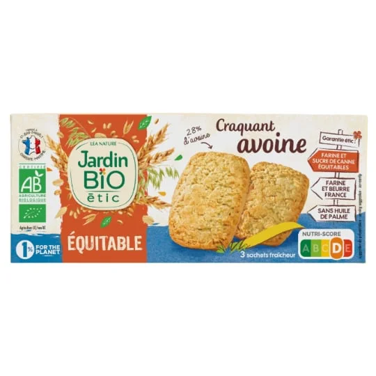 Craquant avoine Equitable bio