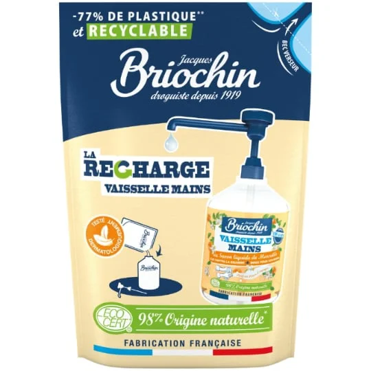 Recharge Liquide Vaisselle Fleur d'Oranger Ecocert