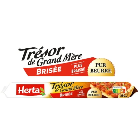 Pâte à tarte brisée pur beurre Trésor de grand-mère