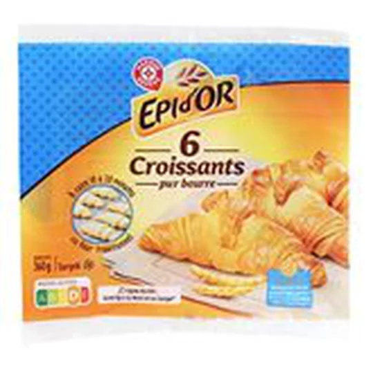 Croissants surgelés Cuisson four