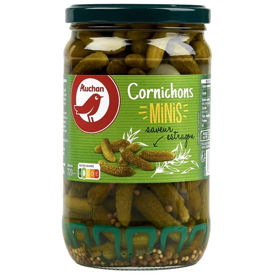 Mini cornichons à l'estragon