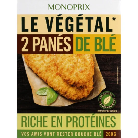 Escalopes panées de blé