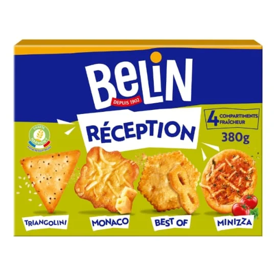 Biscuits apéritifs crackers assortiment Réception
