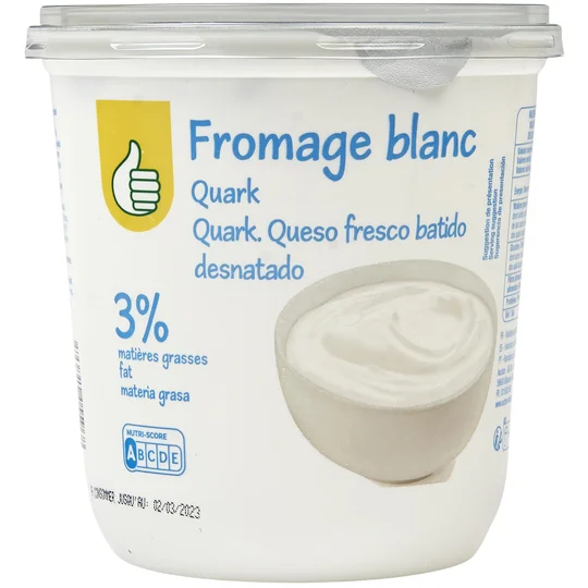 Fromage blanc 3% MG