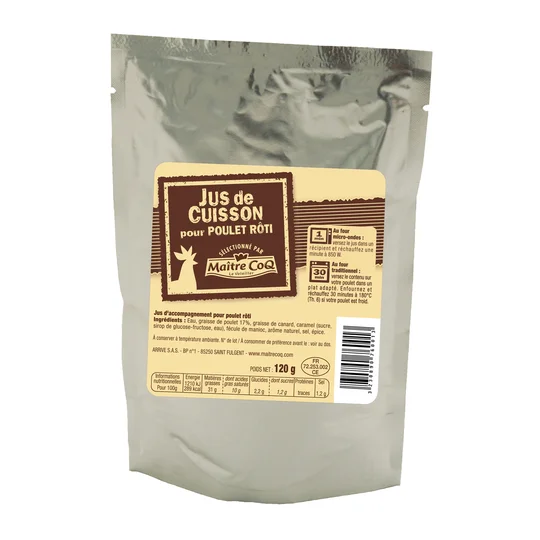 Jus de cuisson poulet rôti