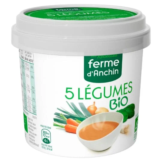 Soupe Bio 5 légumes