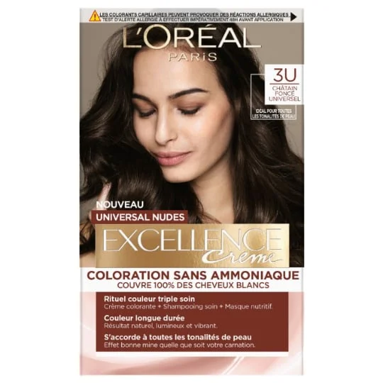 Coloration Cheveux Universal nudes 3 Châtain foncé