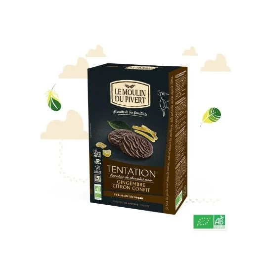 Biscuit Tentation Gingembre-citron Enrob