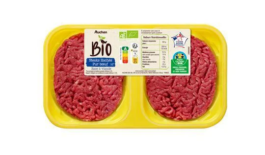 Steaks hachés Pur BOeuf 5% MG bio
