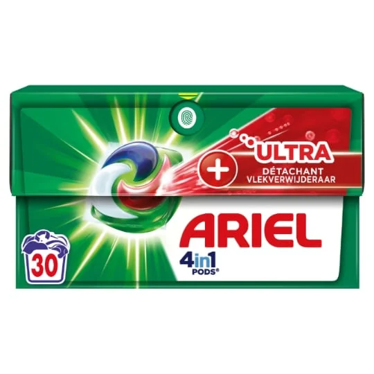 Lessive capsules All-in-1 +Ultra détachant - x30