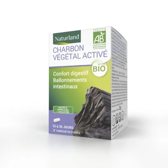 Complément Alimentaire Charbon Végétal Activé Pour Le Confort Digestif Contre Les Ballonnements Intestinaux Bio