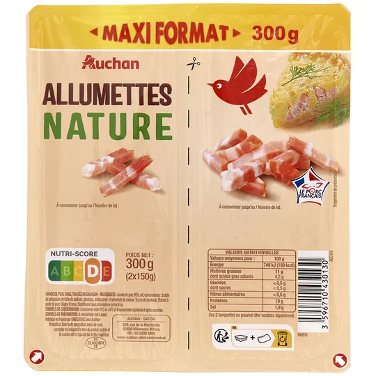 Allumettes nature