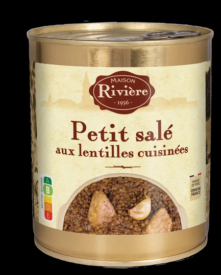 Petit salé aux lentilles