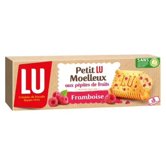 Gâteaux moelleux à la framboise Petit Moelleux