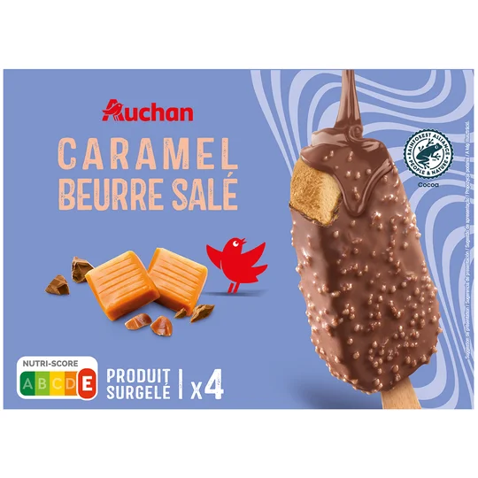 Bâtonnet glacé caramel beurre salé