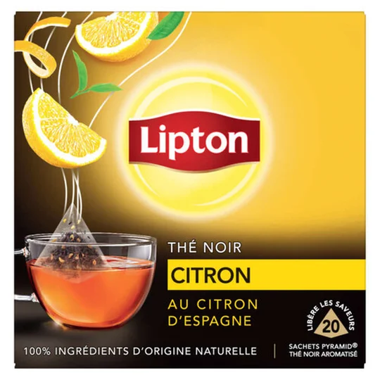 Thé Noir Citron au citron d’Espagne