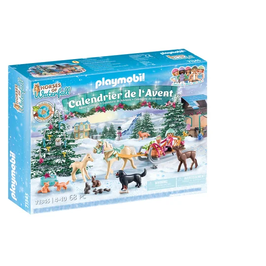 71345 - Horses Of Waterfall - Calendrier de l'Avent Centre équestre