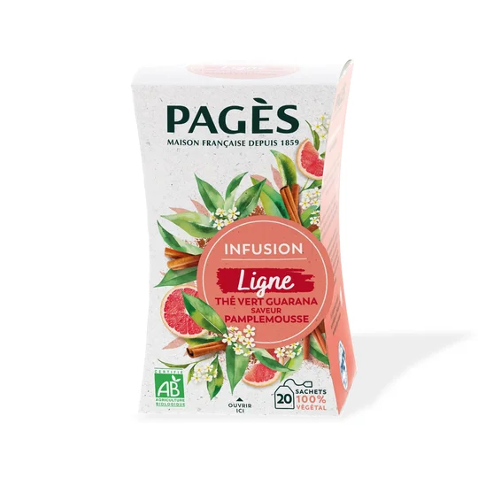 Infusion bio ligne 20 sachets