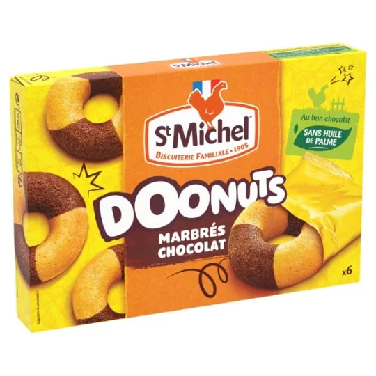 Gâteaux Doonuts marbrés chocolat