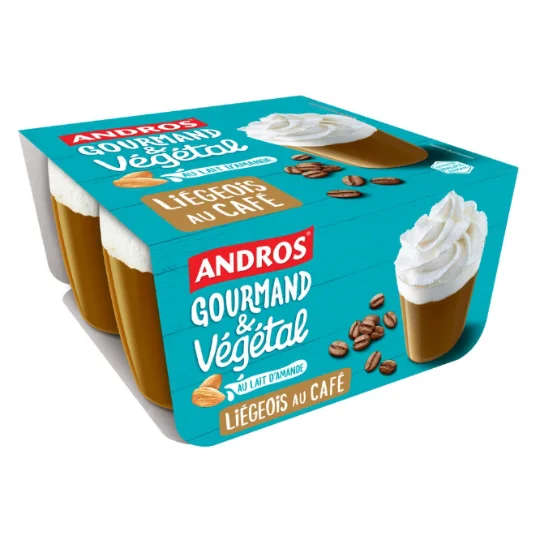 Liégeois au café Au lait d'amande