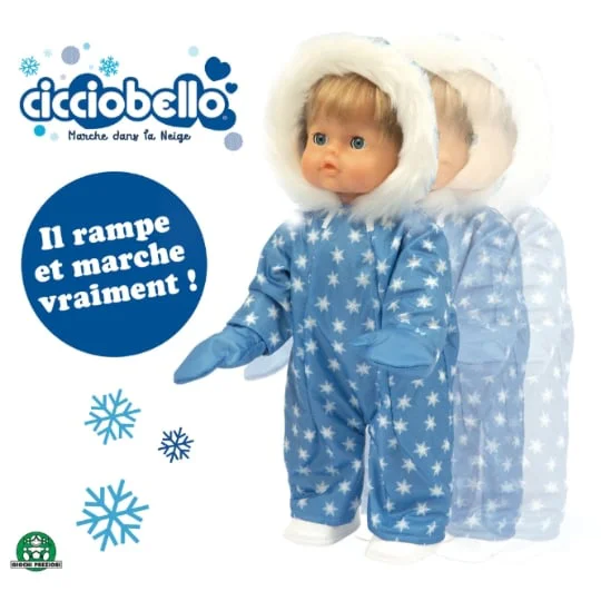 Poupée Cicciobello Marche dans la Neige