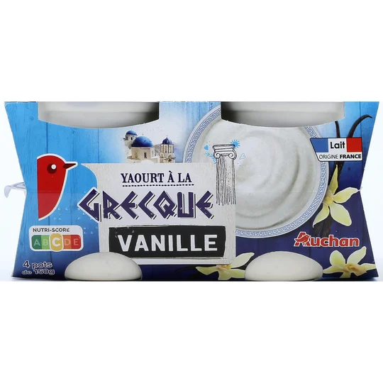 Yaourt à la grecque à la vanille