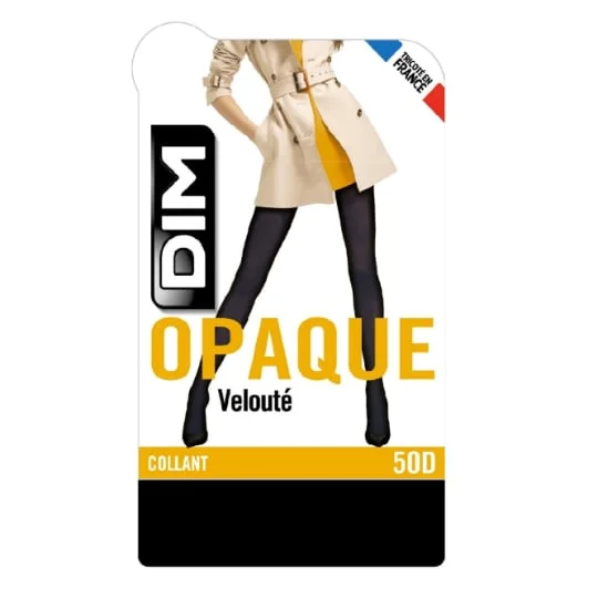 Collant Opaque velouté Noir - T1/2