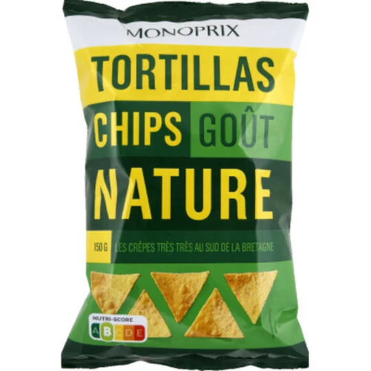Tortillas chips goût nature