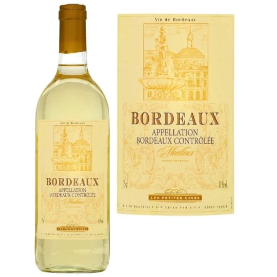 Vin blanc Bordeaux moelleux