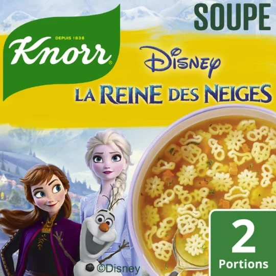 Soupe Déshydratée frozen, reine de neiges