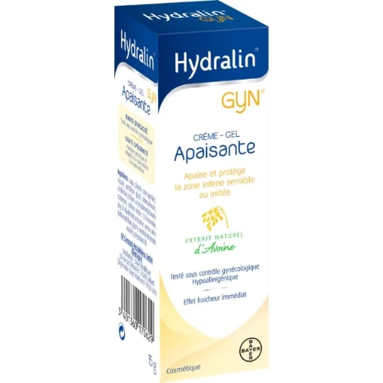 Crème-gel intime apaisante à l'avoine gyn