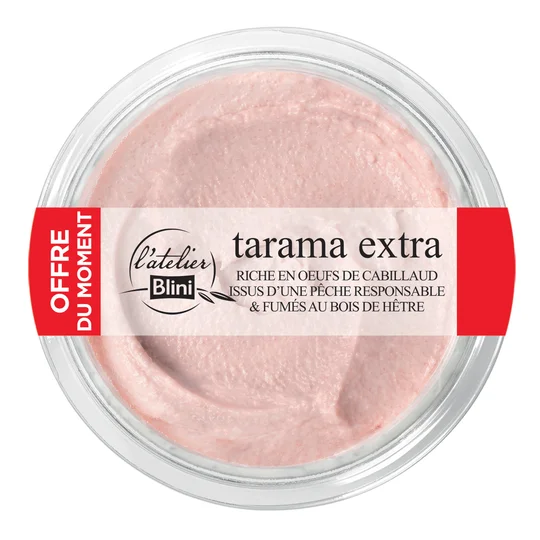 Tarama extra oeufs de cabillaud fumés au bois de hêtre