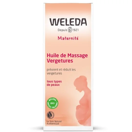 Huile de massage vergeture