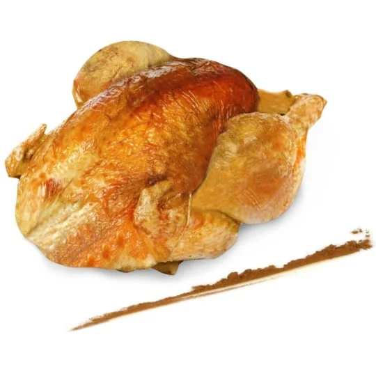 Poulet rôti nature jaune