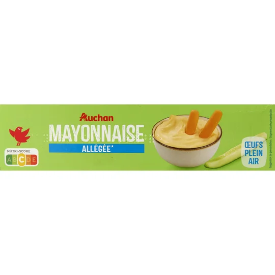Mayonnaise allégée aux oeufs frais en tube
