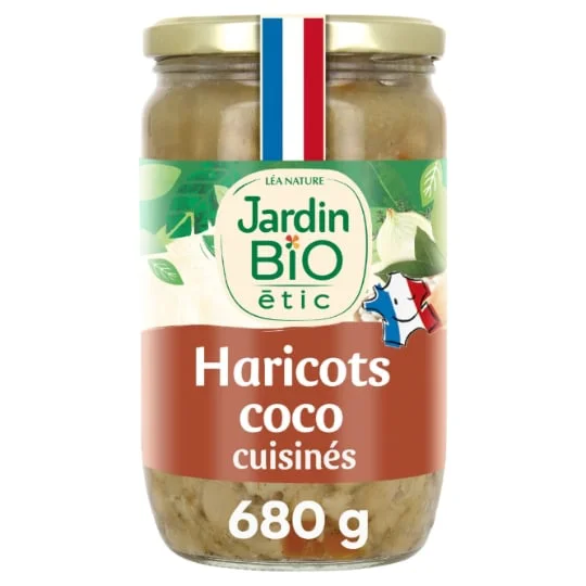 Haricots coco Bio cuisiné