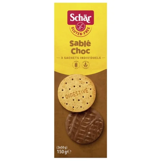 Biscuits chocolat au lait/sans gluten