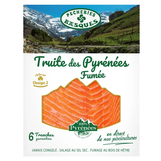 Truite des Pyrénées fumée