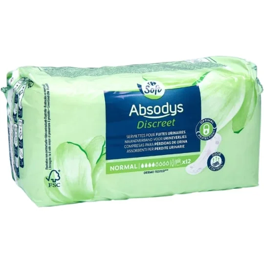 Serviettes fuites urinaires normal