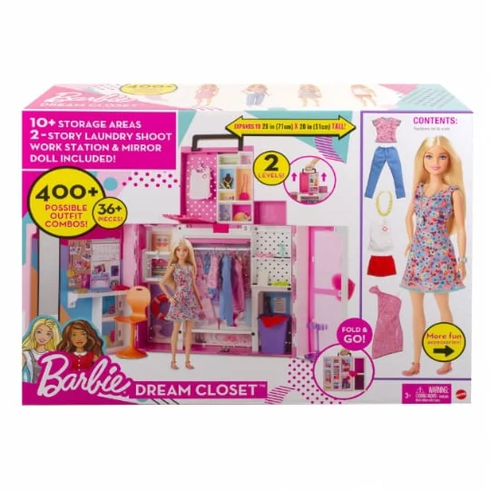 Coffret Barbie et son mega dressing